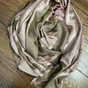 MCM Silk Wool Blend Scarf. New with tags